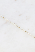 Bracelet Océane - perles d'eau douce et pierres naturelles