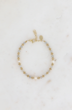 Bracelet Clarisse - pierres naturelles et perles d'eau douces