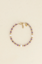 Bracelet Clarisse - pierres naturelles et perles d'eau douces