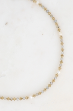 Collier Clarisse - pierres naturelles et perles d'eau douce