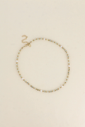 Collier Clarisse - pierres naturelles et perles d'eau douce