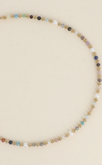 Collier Clarisse - pierres naturelles et perles d'eau douce