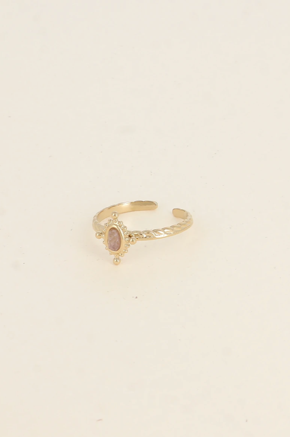 Bague Leslie - pierre naturelle