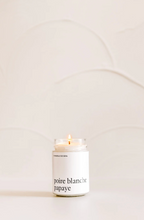 Chandelle de soya - Poire blanche papaye