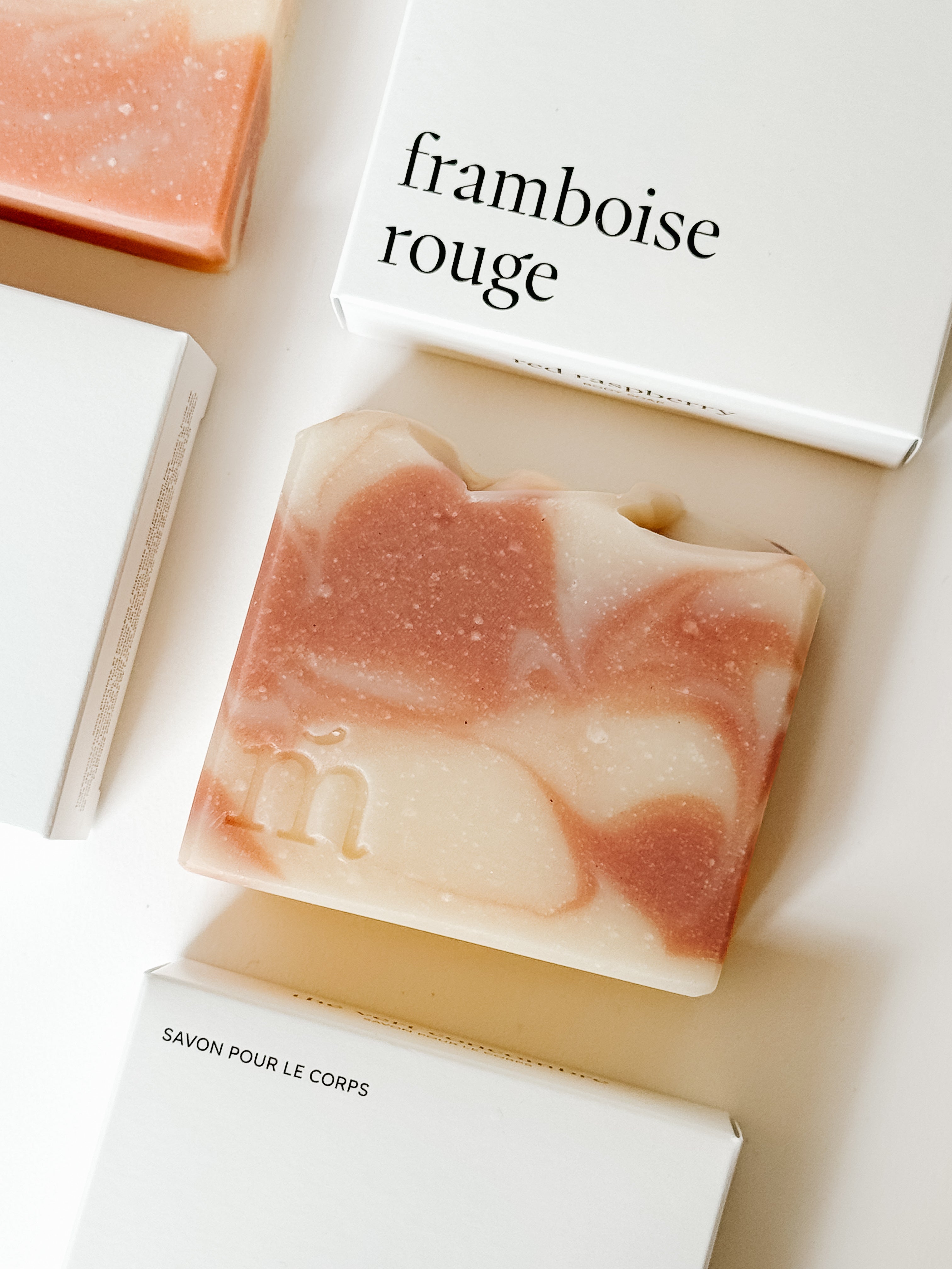Savon pour le corps - Framboise rouge