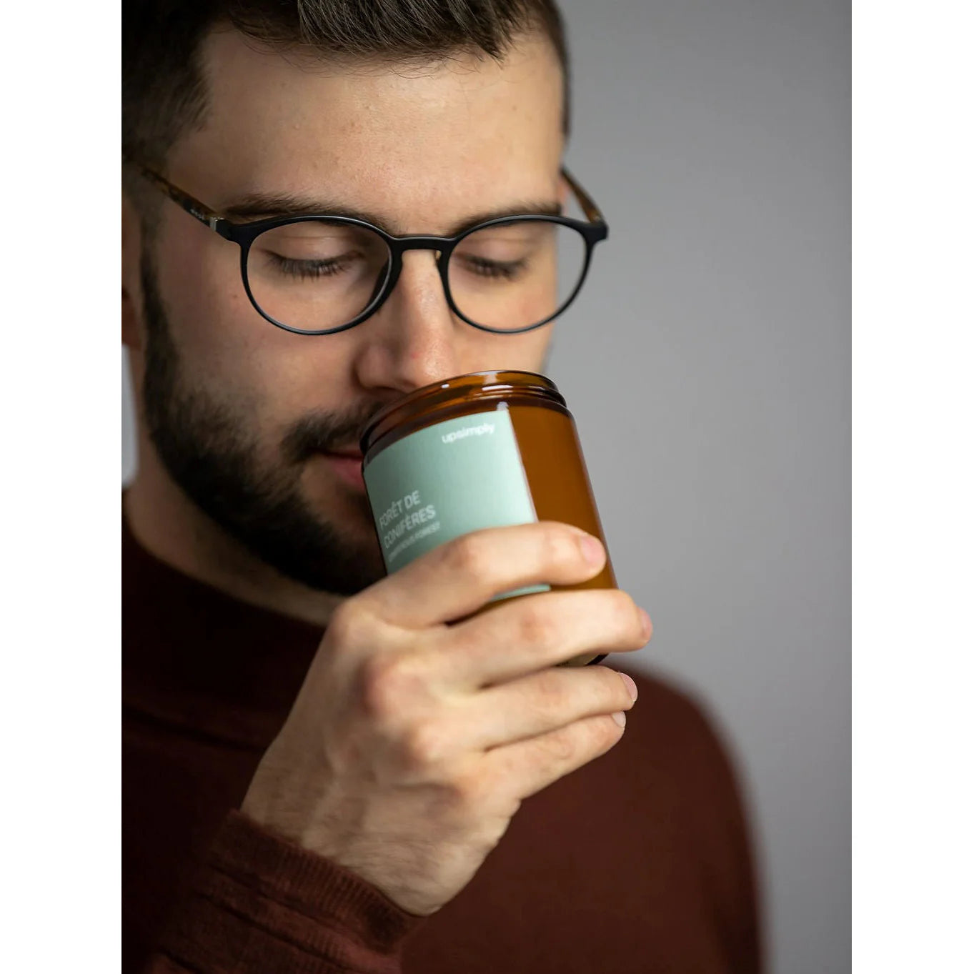 Bougie de soja - Forêt de conifères