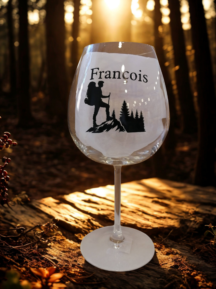 Verre de vin ballon personnalisé 