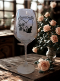 Verre de vin personnalisé personnalisable 