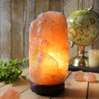 Lampe en cristal de sel himalayen naturel