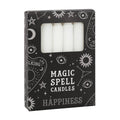 Bougies Sortilège Blanches - Bonheur