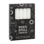 Bougies Sortilège Blanches - Bonheur