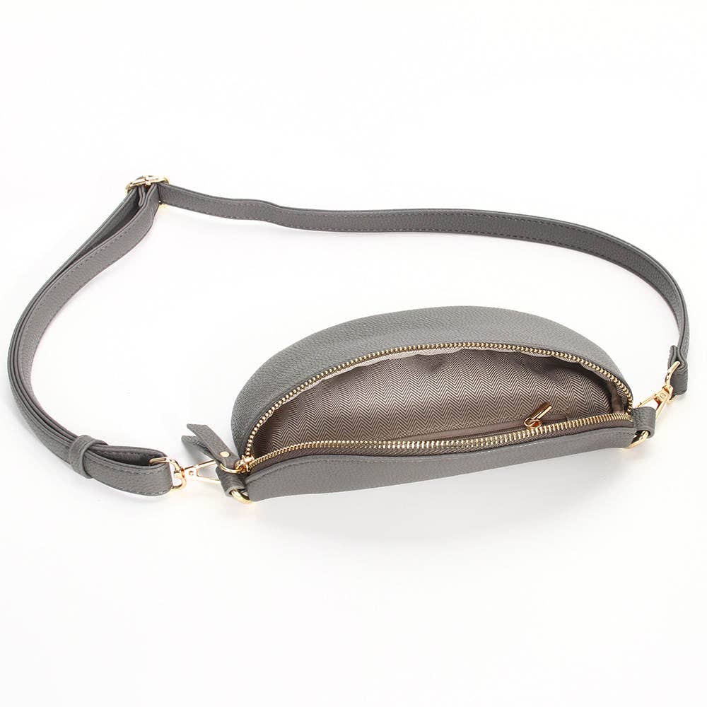 Sac en cuir vegan - Anthracite