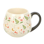 Tasse ronde en céramique motif fée folklore