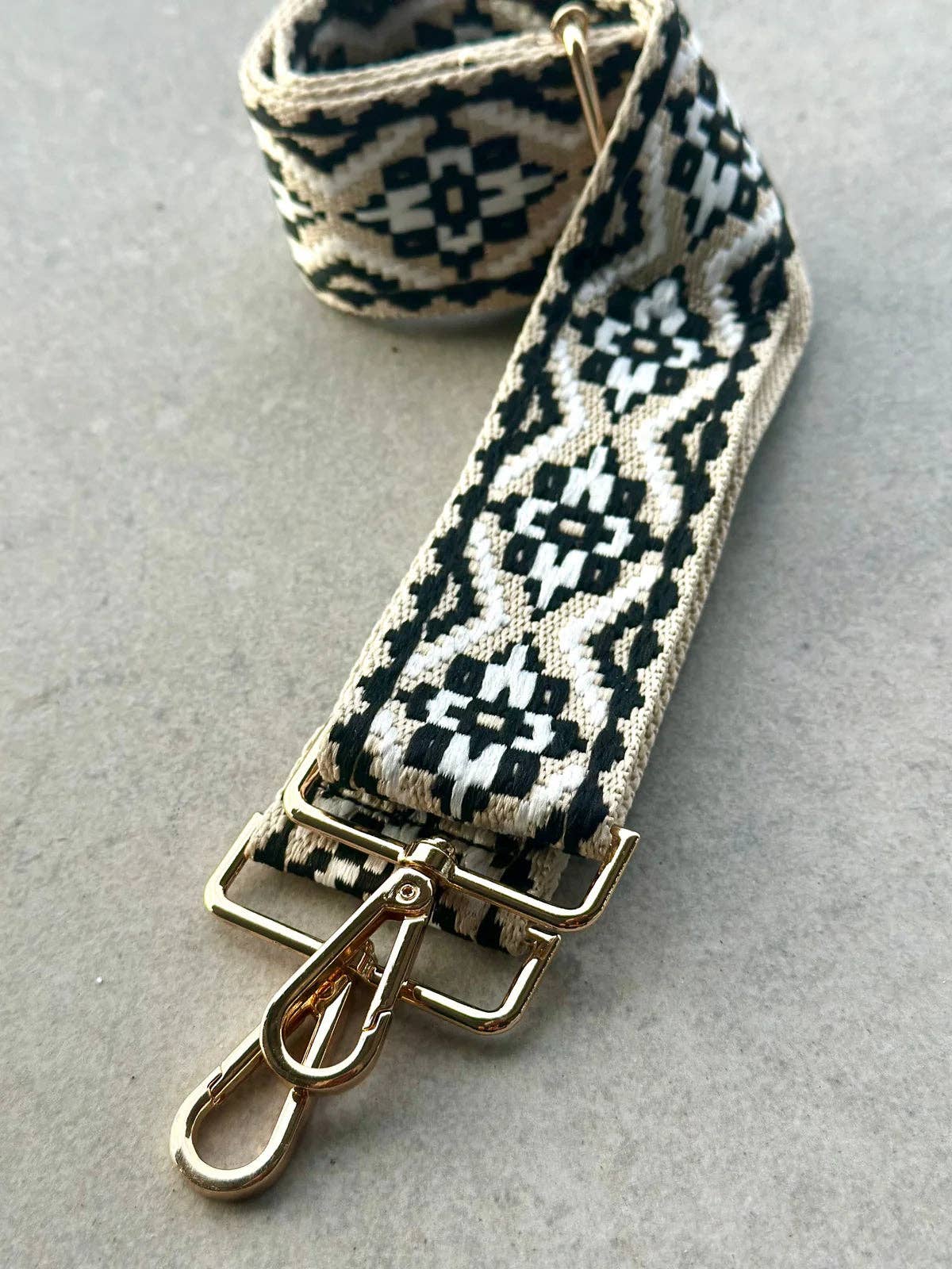 Sangle de sac Noir et Blanc