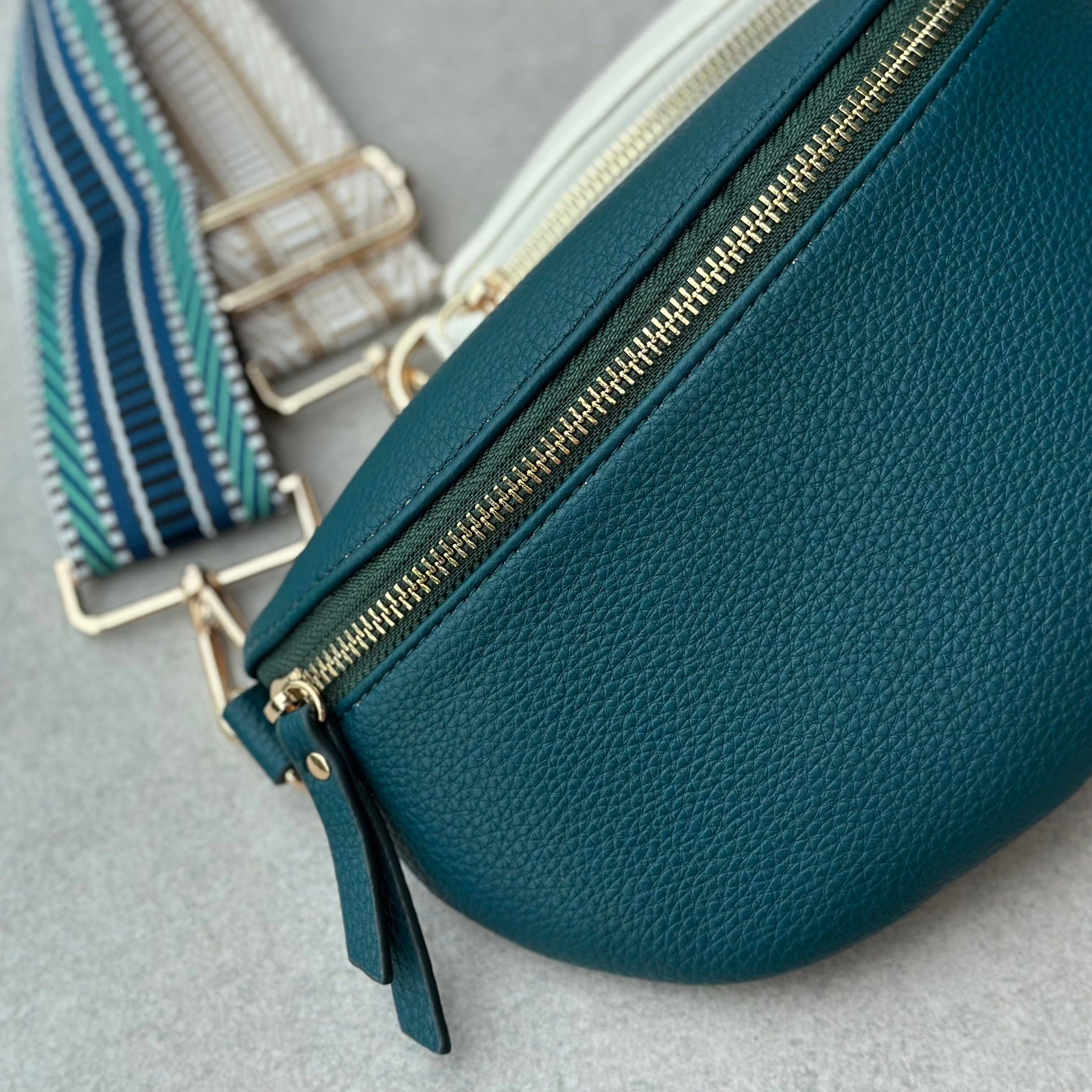 Sac en cuir vegan - Turquoise