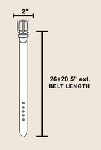 Ceinture concho ovale gravée de soleil