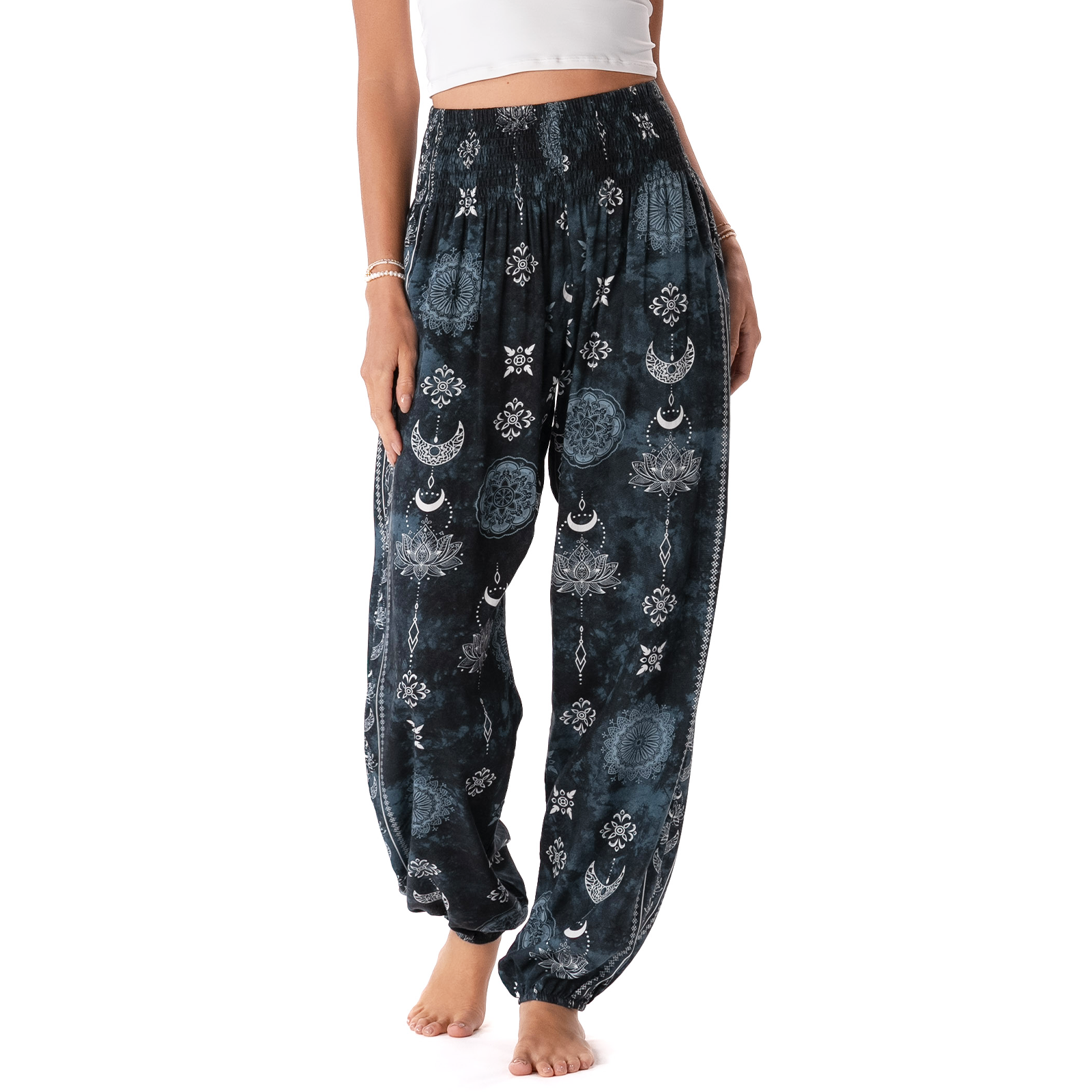 Pantalon Harem - Lotus minuit