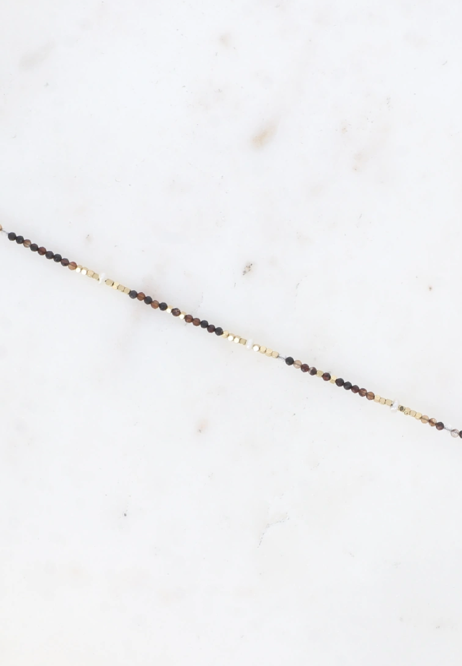 Bracelet Camélia - pierres naturelles