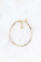 Bracelet Camélia - pierres naturelles