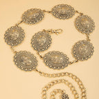 Ceinture concho ovale vintage