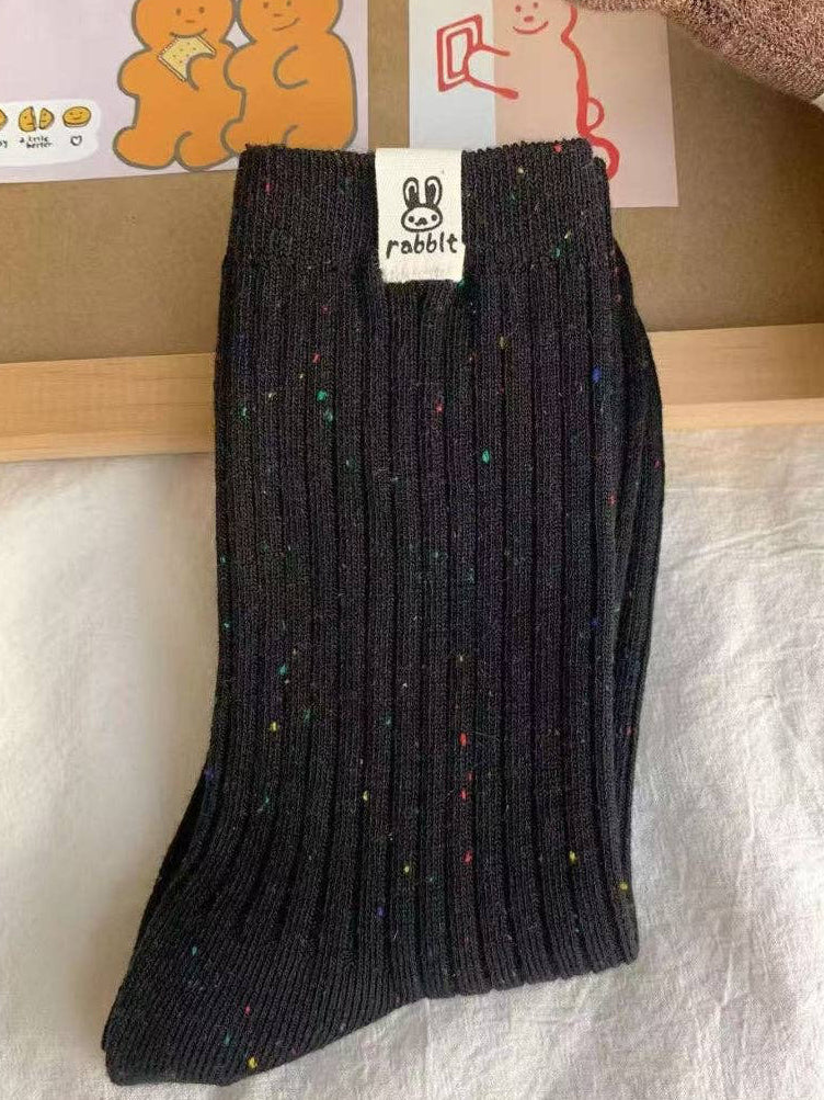 Chaussettes côtelées