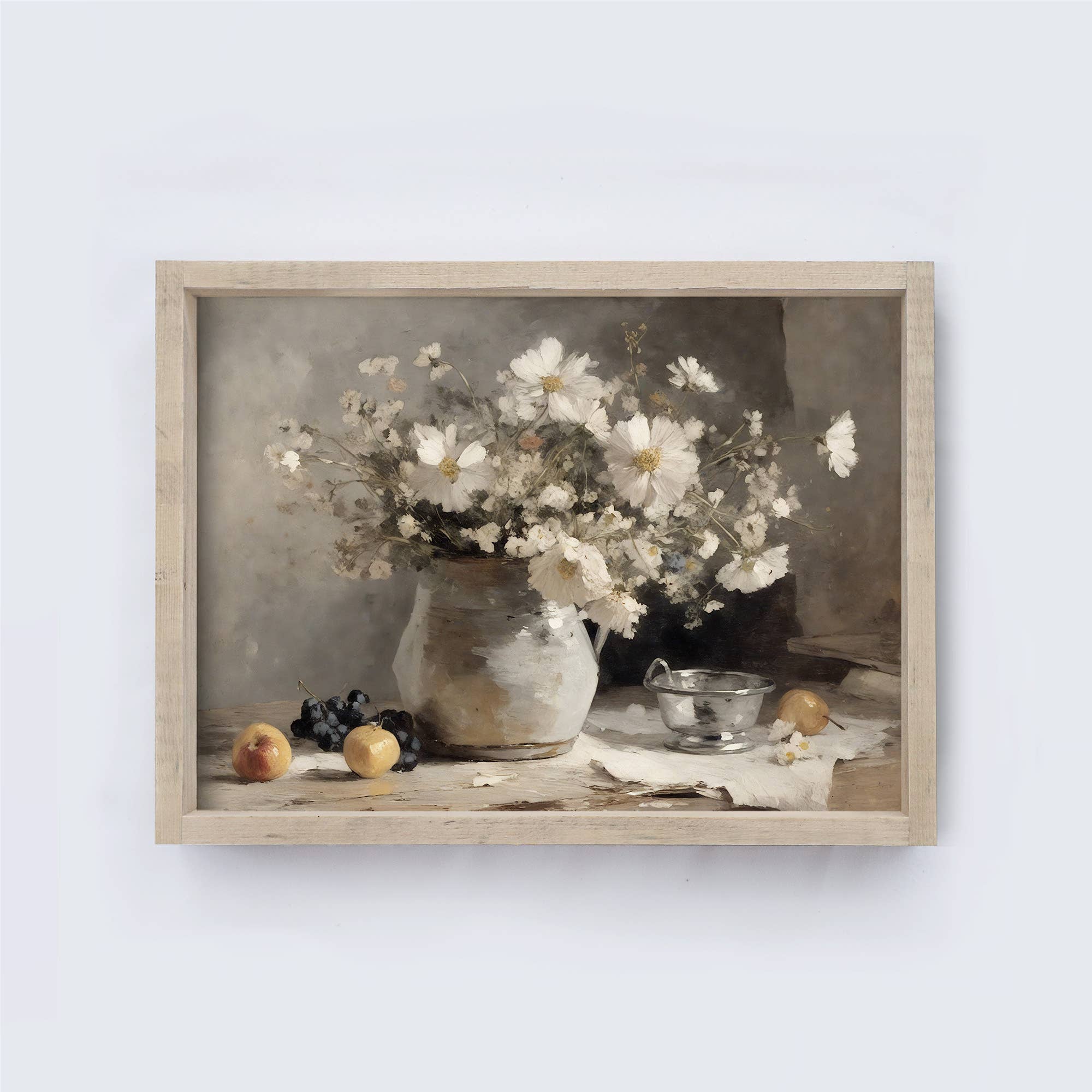 Impression encadrée vintage | Fleurs et Fruits