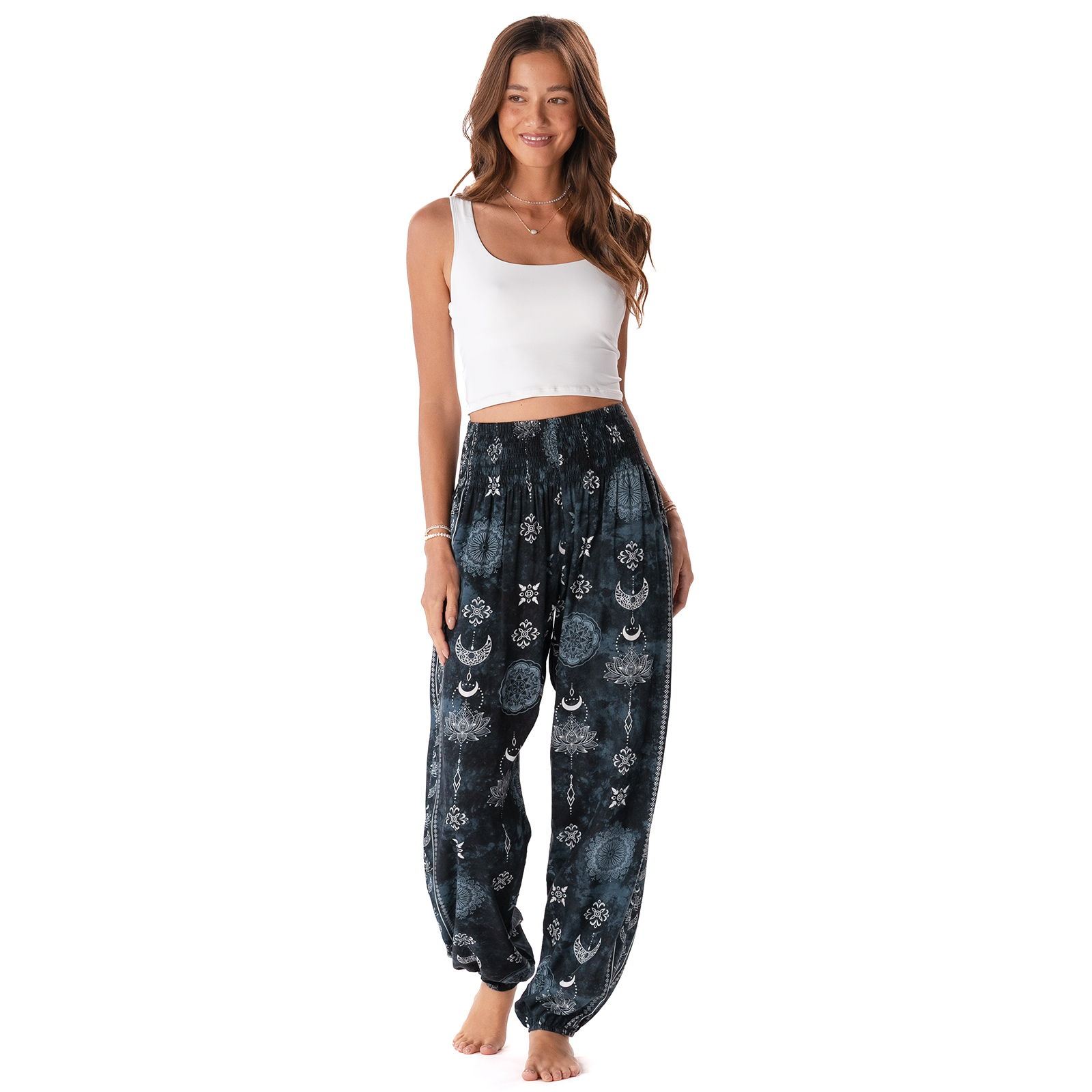 Pantalon Harem - Lotus minuit