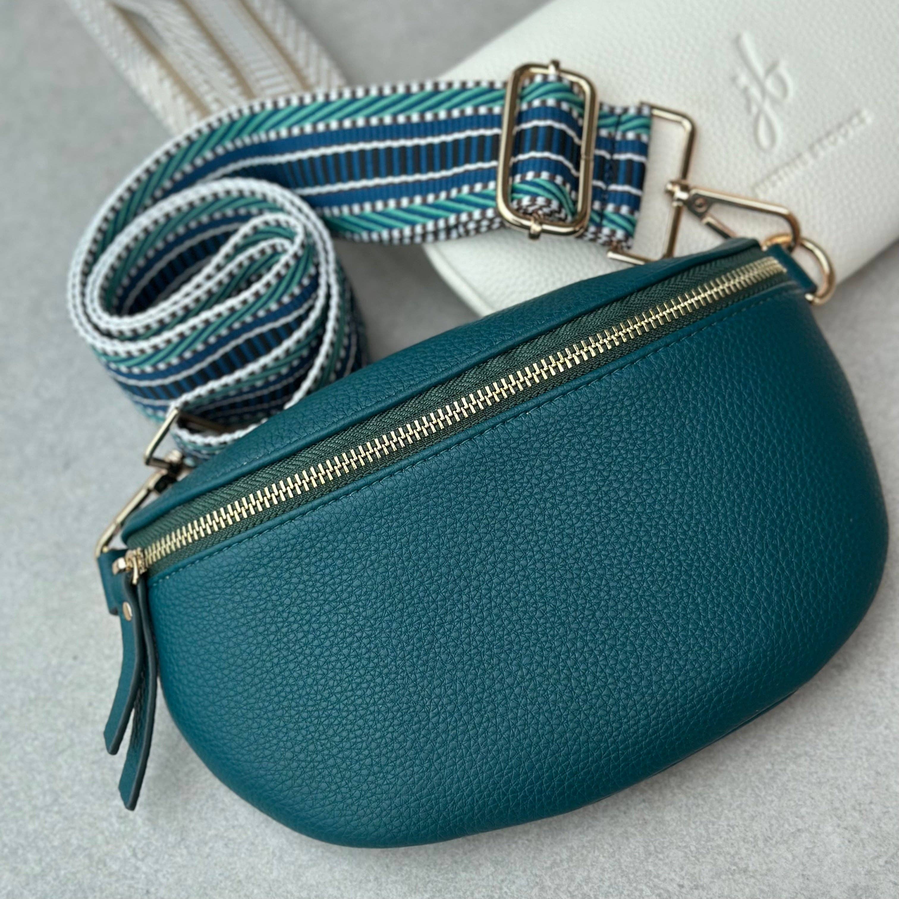 Sac en cuir vegan - Turquoise