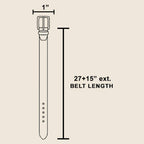 Ceinture concho ovale ambré vintage