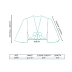 Haut à manches évasées - Noir