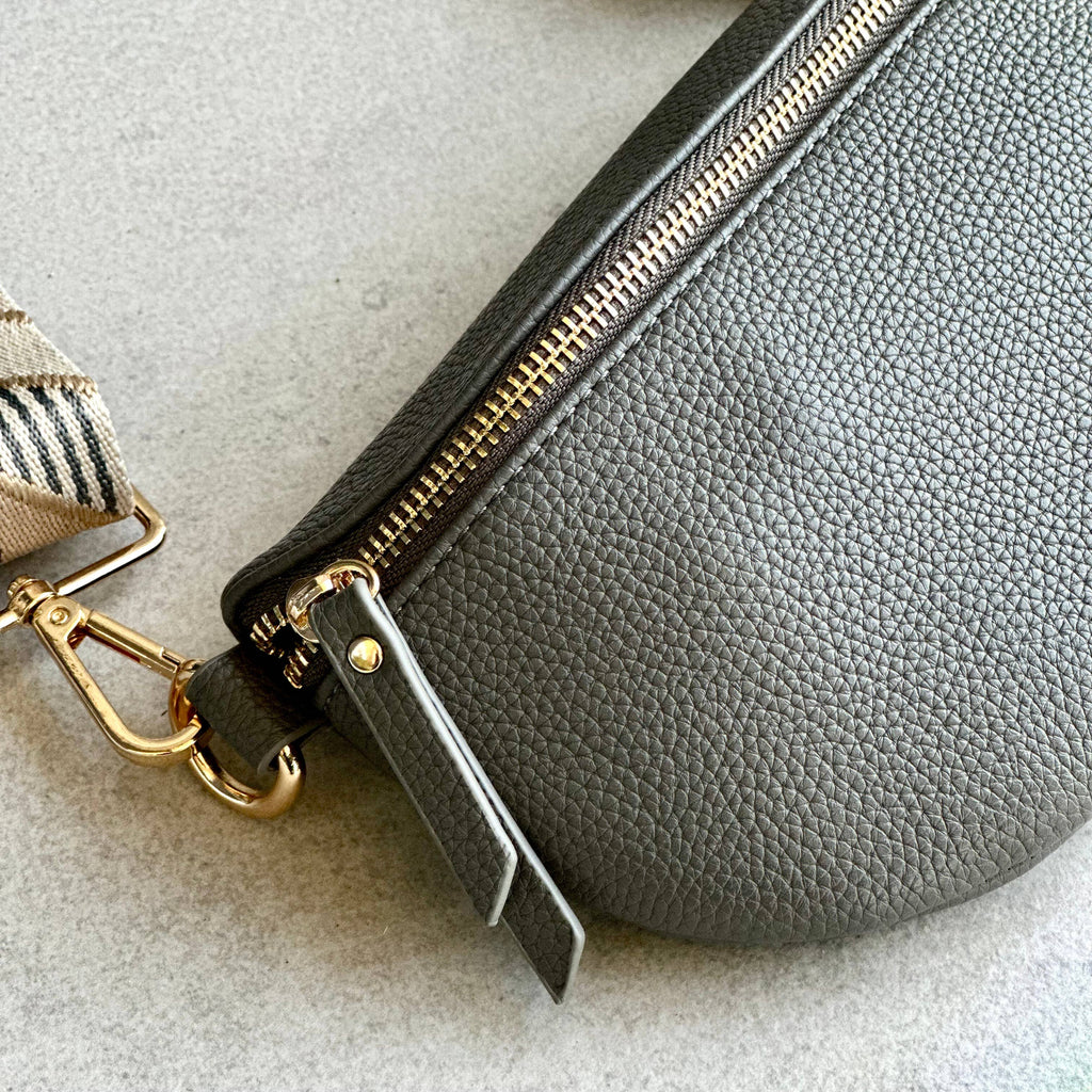 Sac en cuir vegan - Anthracite