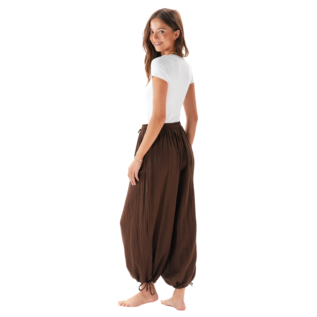Pantalon coton Cargo - Espresso