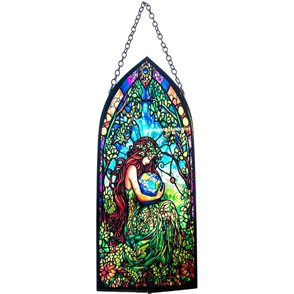 Attrape-soleil en verre Cathédrale - Déesse de la Terre