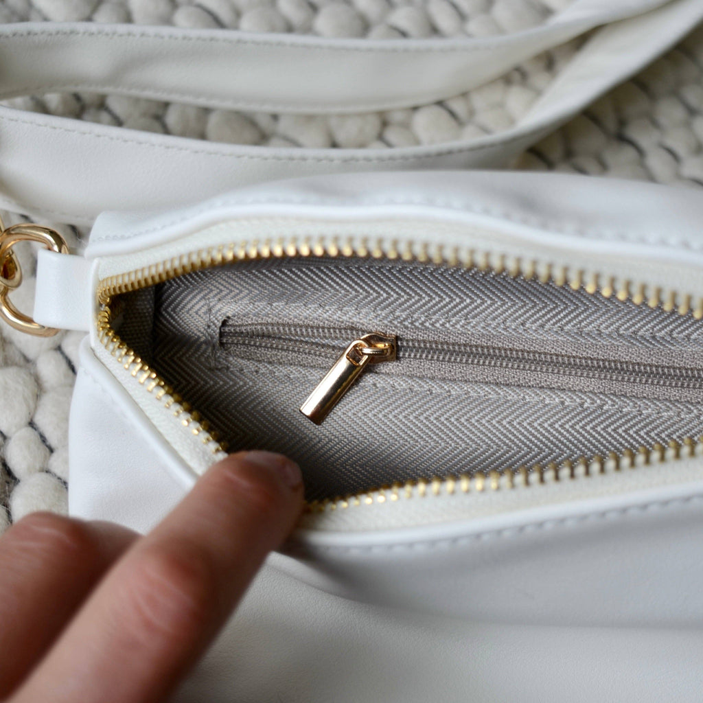Sac en cuir vegan -  Beige