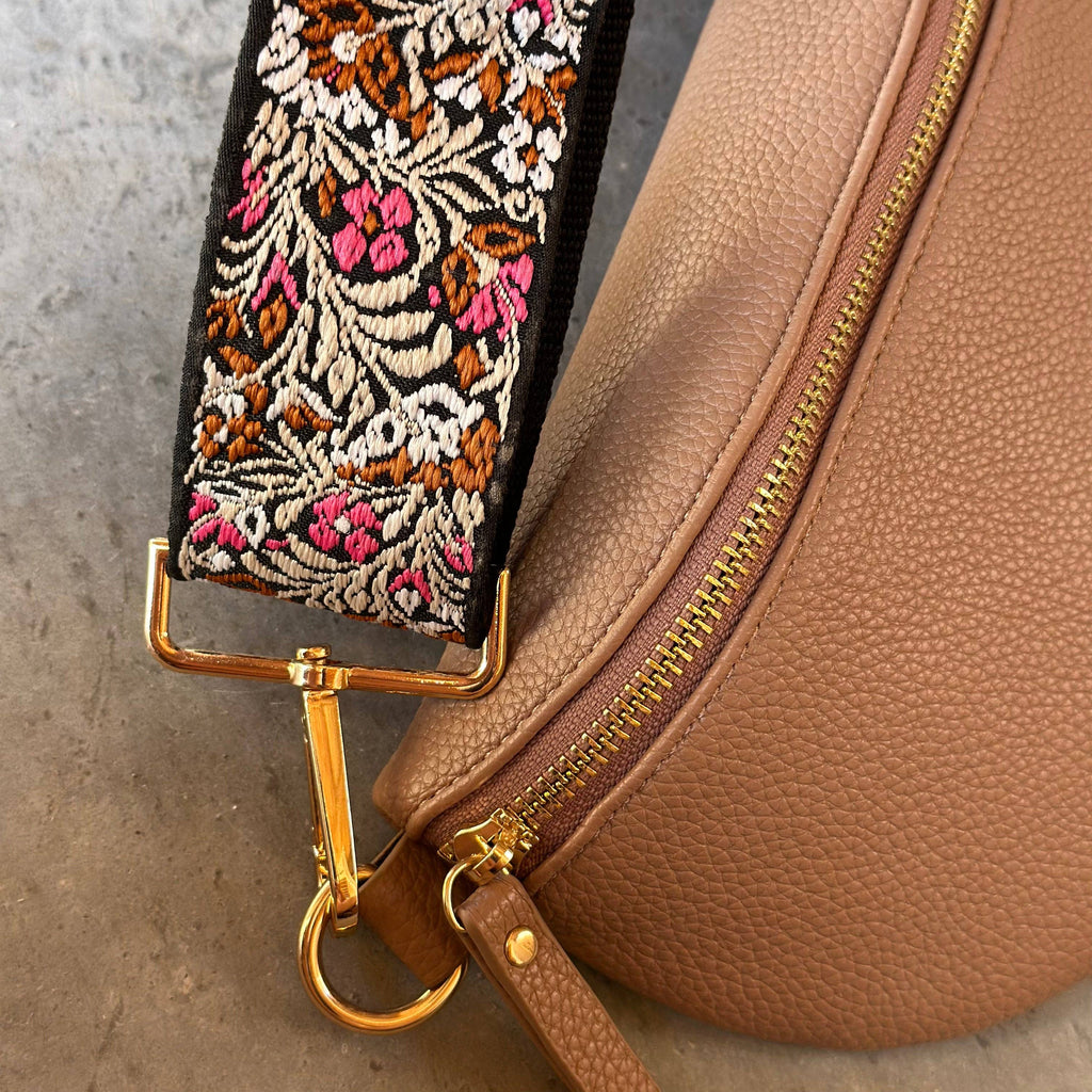 Sangle de sac le Pouvoir des Fleurs - Rose