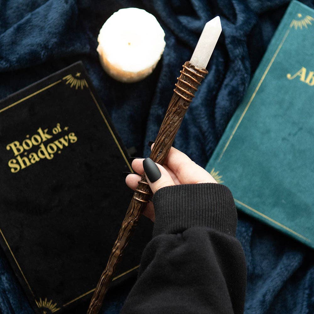 Baguette de purification énergétique en quartz aura