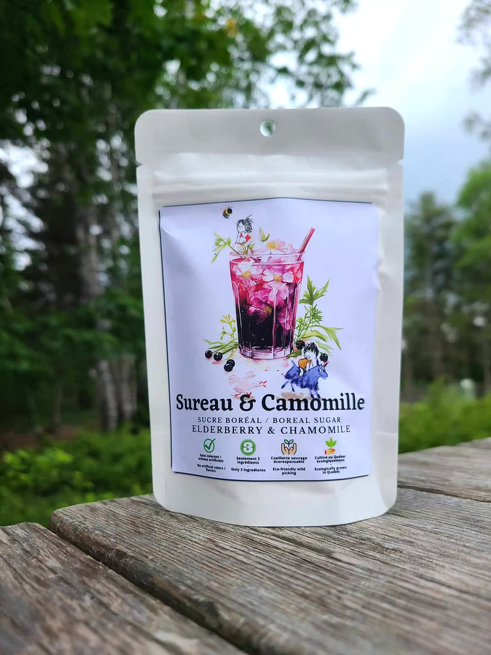 Sucre aromatisé Sureau et Camomille